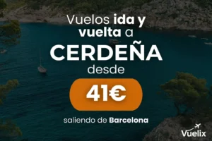 Chollo de vuelo barato Barcelona – Cerdeña ida y vuelta desde 41 € saliendo de Barcelona.
